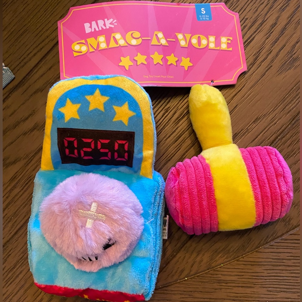 Bark Smac-A-Vole Dog Toy